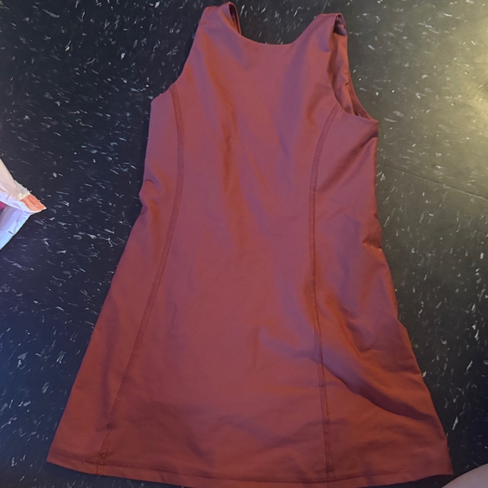 Old Navy Sleeveless A-Line Dress in Rust
